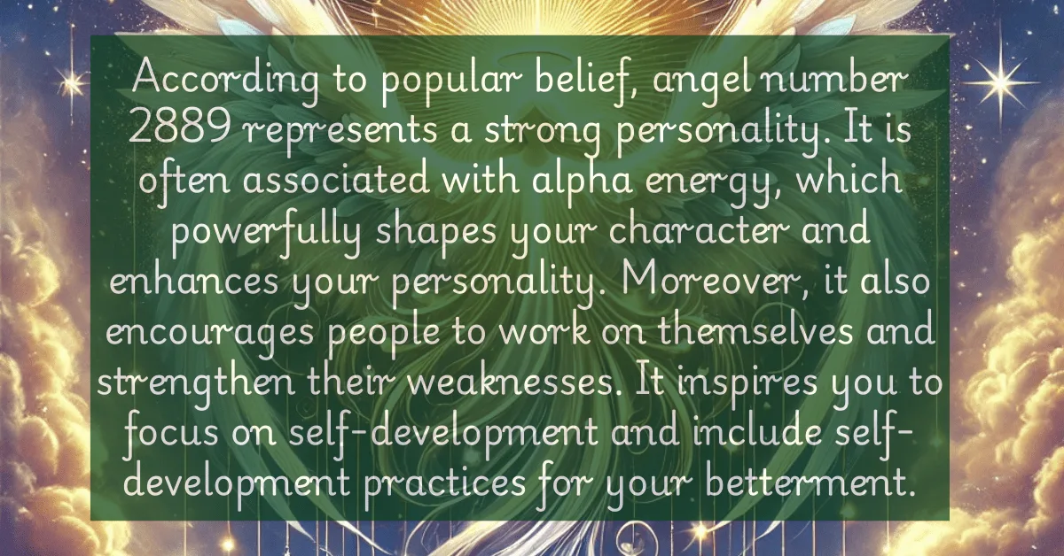 Angel Number 2889: Discover Its Divine Meaning and Life-Altering Symbolism!
